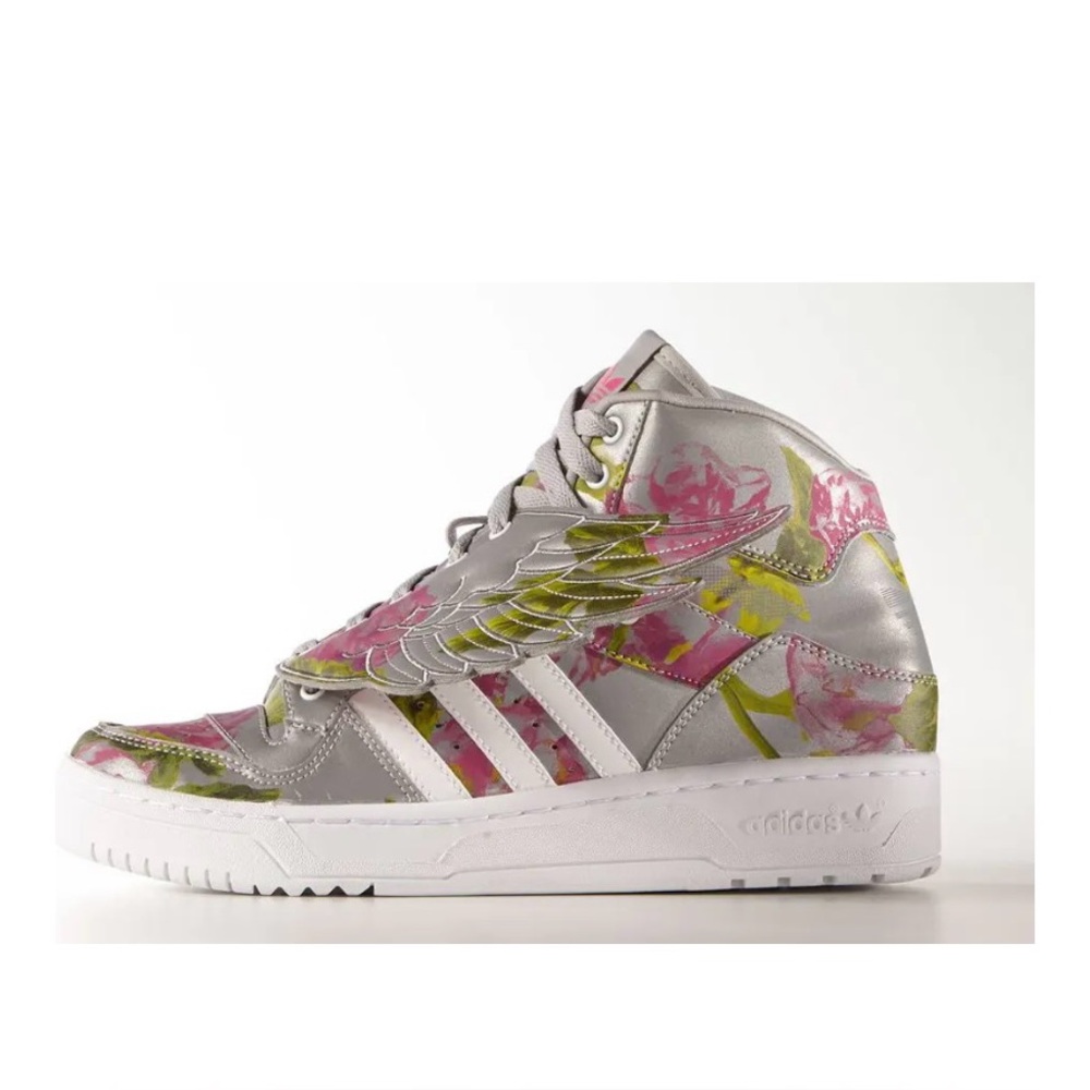 Jeremy Scott Floral Sneakers with Wings Original